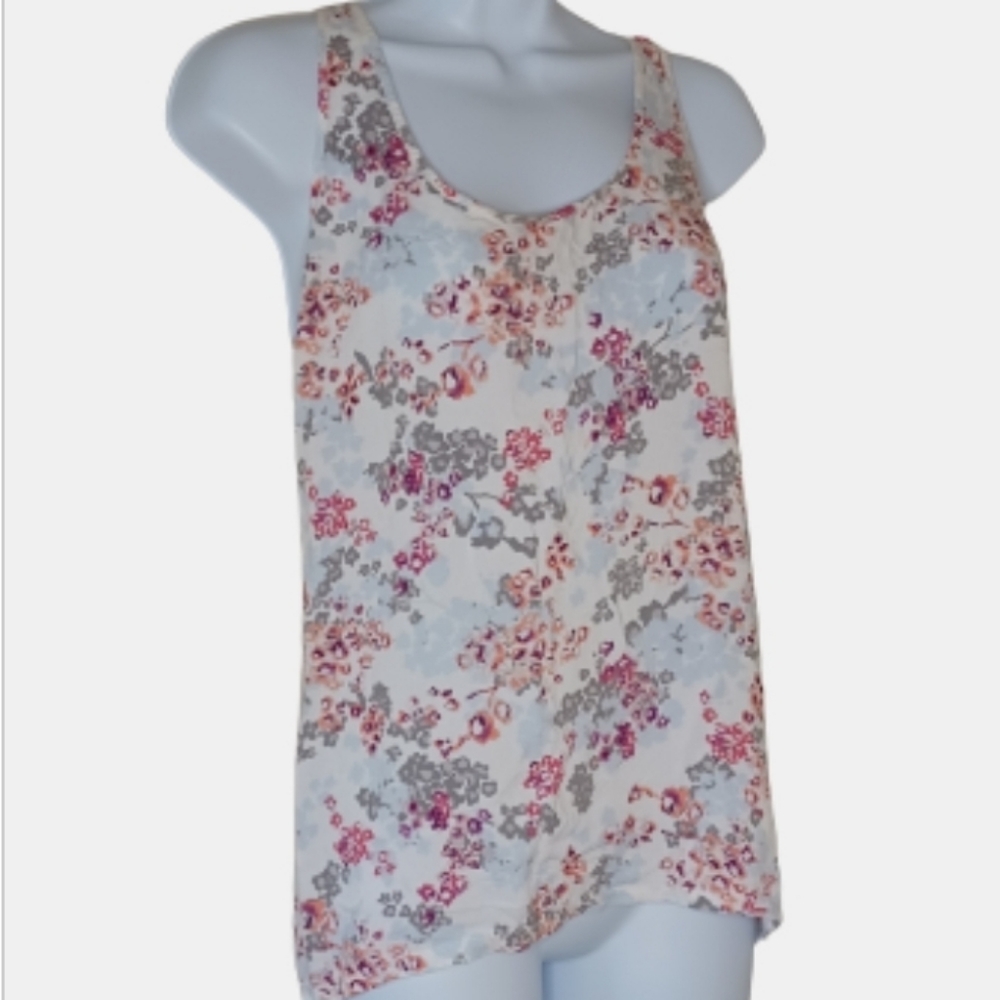Gilligan & O Malley Sleepwear Floral tank, sz XS